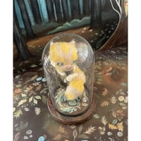 Image 6 of Garden Familiar (Wool Sculpture in Custom Cloche)