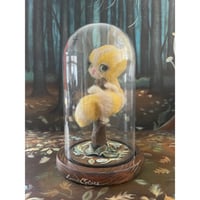 Image 8 of Garden Familiar (Wool Sculpture in Custom Cloche)