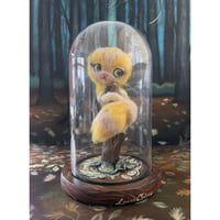 Image 9 of Garden Familiar (Wool Sculpture in Custom Cloche)
