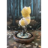 Image 10 of Garden Familiar (Wool Sculpture in Custom Cloche)