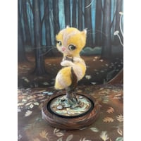 Image 12 of Garden Familiar (Wool Sculpture in Custom Cloche)