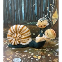 Image 4 of Moss Mother (Wool Sculpture)