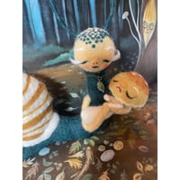 Image 2 of Moss Mother (Wool Sculpture)