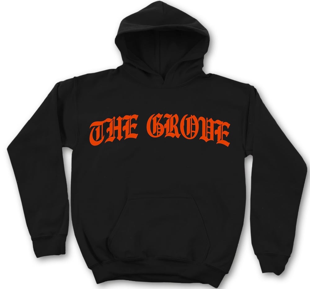 Image of THE GROVE HOODIE (BLK/ORN)