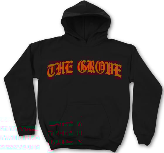 Image of THE GROVE HOODIE (BLK/ORN)