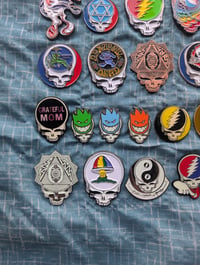 Image 4 of Choose a Steal Your Face Pin. Comes w. 10 GD Stickers