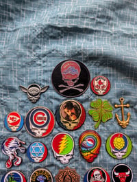 Image 3 of Choose a Steal Your Face Pin. Comes w. 10 GD Stickers