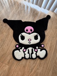 Image 1 of Custom Kuromi Tufted Rug - Handmade Decorative Rug, Design Your Own