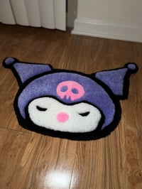 Image 2 of Custom Kuromi Head Tufted Rug - Handmade Decorative Rug,  Design Your Own