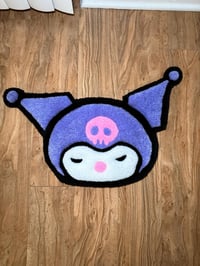 Image 3 of Custom Kuromi Head Tufted Rug - Handmade Decorative Rug,  Design Your Own