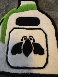 Image 3 of Hand-Tufted Bottle Rug: Acrylic Yarn Accent Rug