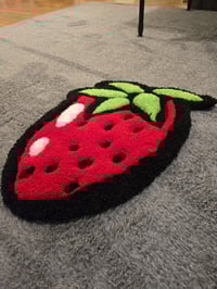 Image 4 of Custom Strawberry Tufted Rug - Handmade Decorative Rug, Design Your Own