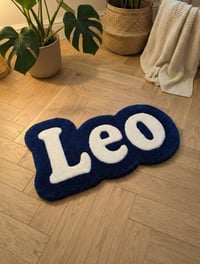 Image 5 of Custom Name Rug - Personalized Tufted Rug for Bedroom - Aesthetic Room Decor - 2 Color Custom Rug...