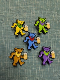 Beer Bear Pins + Comes w 10 GD stickers