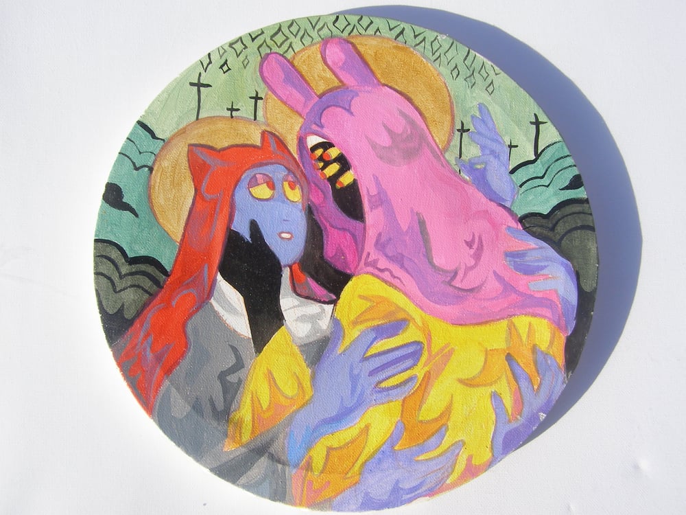 Image of Lesbian Nun Meets A Saint