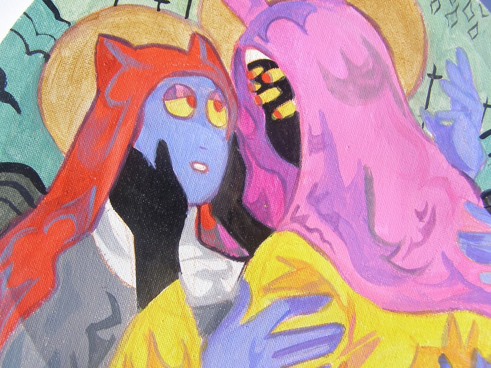 Image of Lesbian Nun Meets A Saint