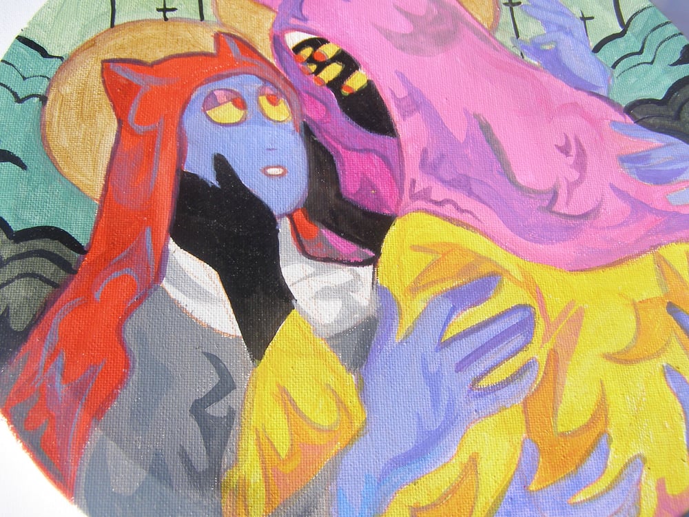 Image of Lesbian Nun Meets A Saint