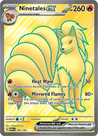 Ninetales ex - 186/165 - SV: Scarlet & Violet 151 - Near Mint