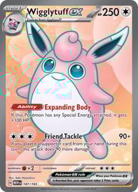 Wigglytuff ex - 187/165 - SV: Scarlet & Violet 151 - Near Mint