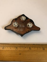 Image 2 of Tattoo Machines Skull Ladies pin bronze