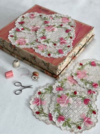 Pretty Embroidered Doilies