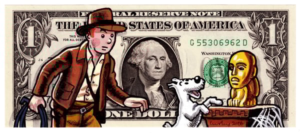 Image of Real Dollar Original. Indiana Tin Tin.