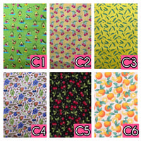 Image 6 of Quilted Zipper Pouch with Bow | Handmade Cotton Makeup Bag