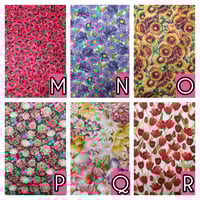 Image 4 of Quilted Zipper Pouch with Bow | Handmade Cotton Makeup Bag