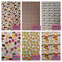 Image 12 of Quilted Zipper Pouch with Bow | Handmade Cotton Makeup Bag