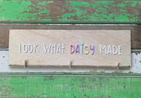 Image 1 of Personalised Wooden & Acrylic Artwork Display/ Kids Room Sign