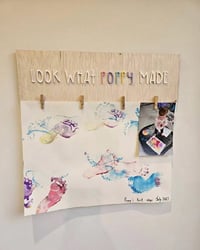 Image 3 of Personalised Wooden & Acrylic Artwork Display/ Kids Room Sign