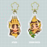 Image 2 of Apsara and Sovann Macha Keychains - Preorder ends 03/31/2026