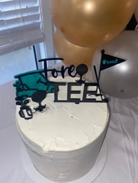 Image 2 of Acrylic Golf Topper/ Golf Cart / Flag Kit