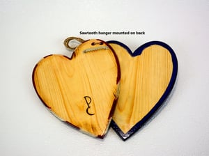 Image of Hearts with American Flag Strips and Stars Wall Decor, Patriotic Decor