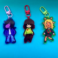Image 3 of Deltarune Sticker Sheet/Charms