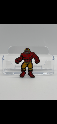 Image 2 of Red & Gold Hulk Pin 