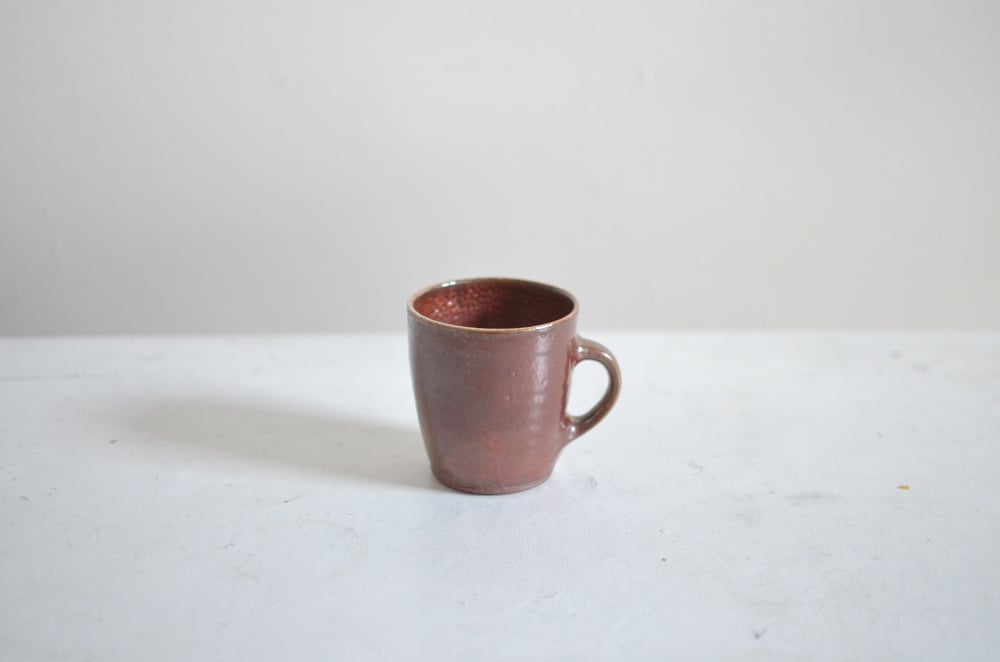 Image of Anagama fired flared mug, Shino I