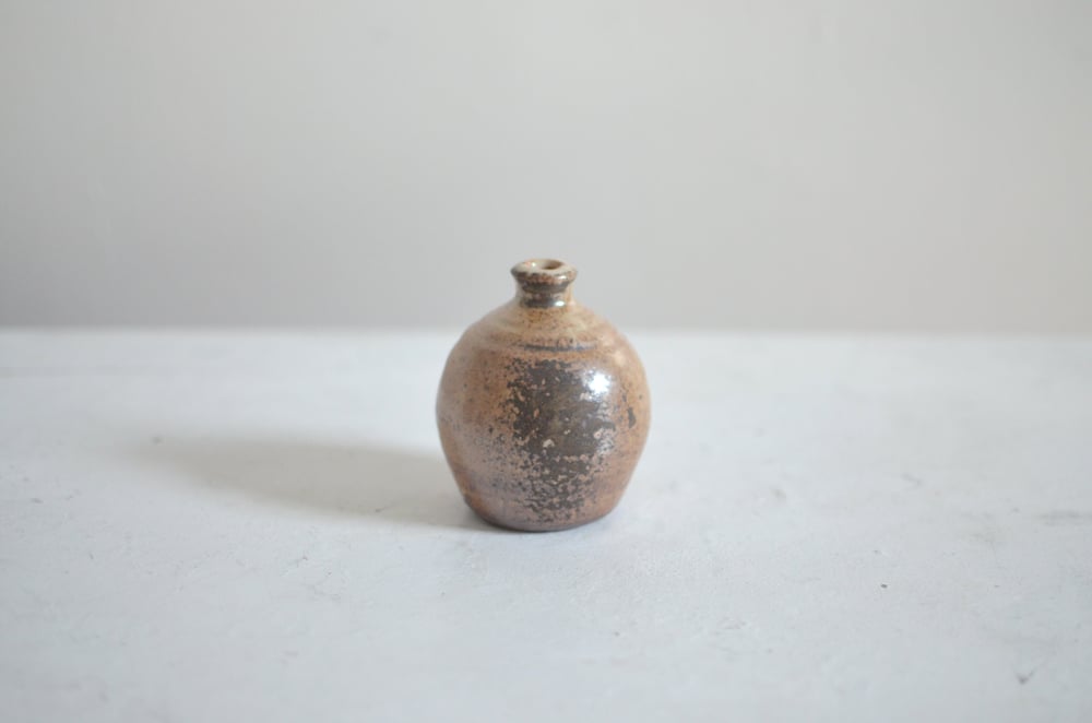Image of Tiny bottle vase, wood-fired