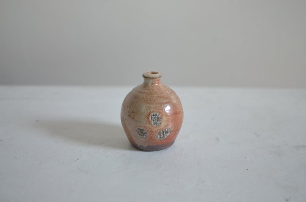 Image of Tiny bottle vase, wood-fired