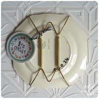 Image 2 of I Love You Hands - Hand Painted Vintage Plate