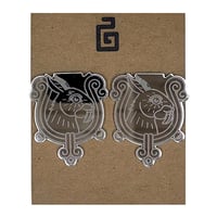 Image 1 of ce tochtli / studs / silver 