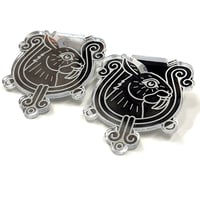 Image 5 of ce tochtli / studs / silver 