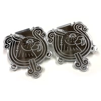 Image 4 of ce tochtli / studs / silver 