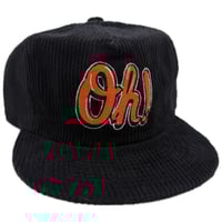 Baltimore Oh! Corduroy Snapback (Black)