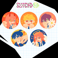 Chainsaw Man Badges
