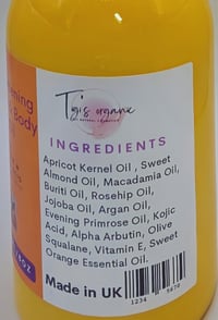 Image 2 of Brightening Face & Body Oil  infused with Alpha Arbutin & Kojic Acid