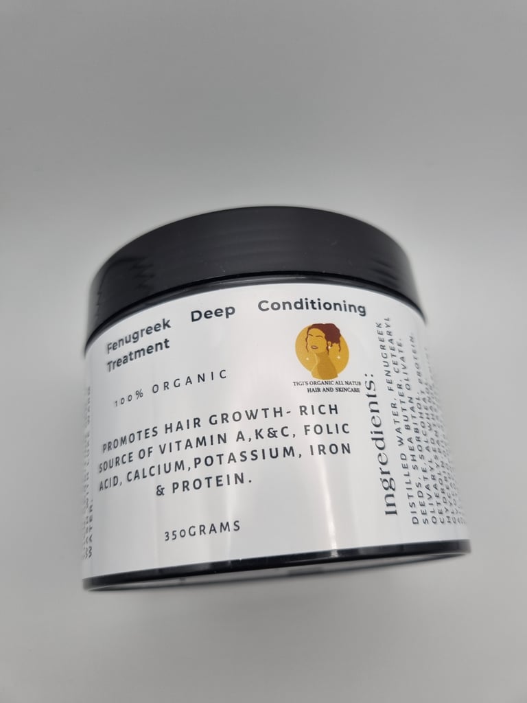 Hair Repair Duo -Hydrating Fenugreek Deep Conditioning Treatment and Steaming cap Image 4