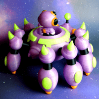 Image 6 of Spiderbot GID Construction Kit (ATOMIC PURPLE)