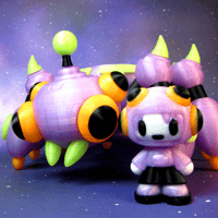 Image 7 of Spiderbot GID Construction Kit (ATOMIC PURPLE)