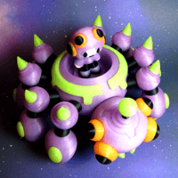 Image 4 of Spiderbot GID Construction Kit (ATOMIC PURPLE)